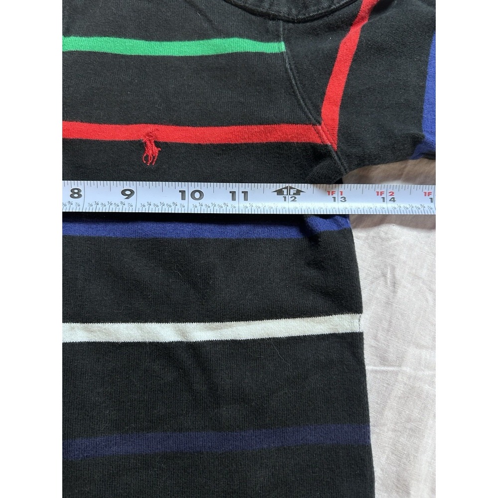 Polo Ralph Lauren Boy's Cotton Rugby Polo Shirt Size 5 Preppy Academia Stripe - Picture 7 of 8